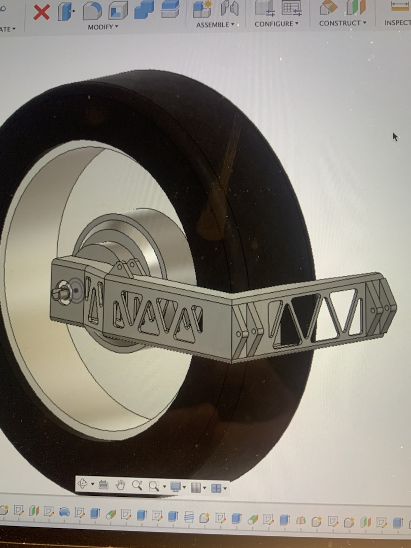 3D Modell des Radgestells